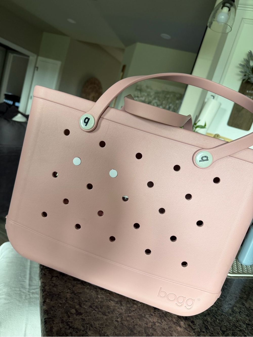 BOGG BAG Pink Perforated Tote